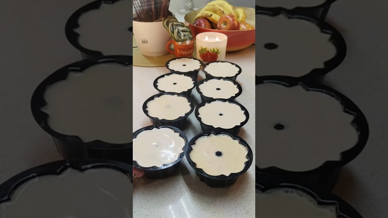 Mini gelatinas de cajeta y 3 leches 