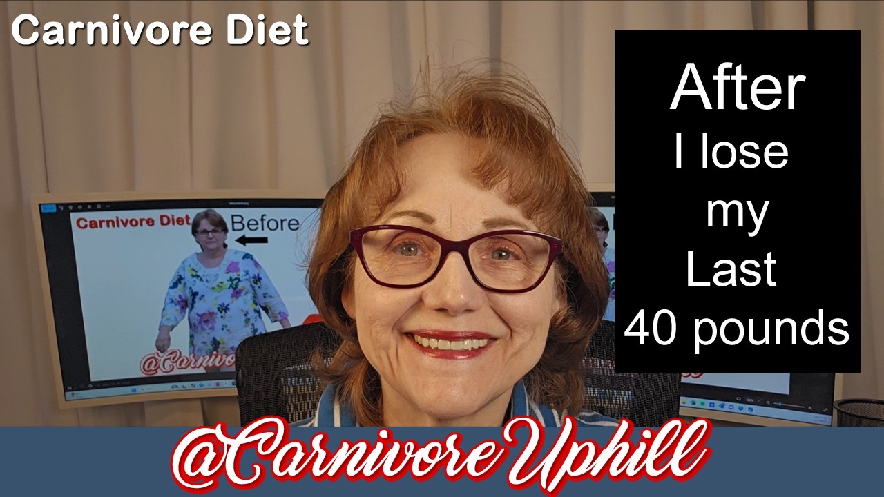 What will I look like after I lose my last 40 pounds on the carnivore diet?