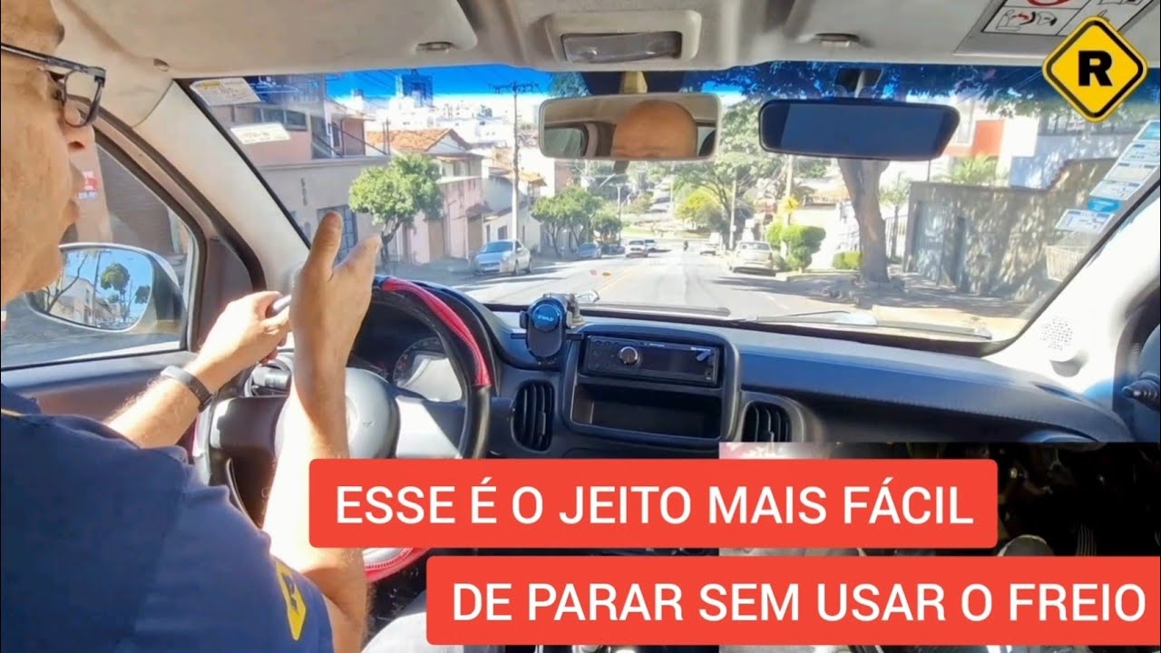 COMO PARAR O CARRO  SEM USAR O FREIO NA LADEIRA