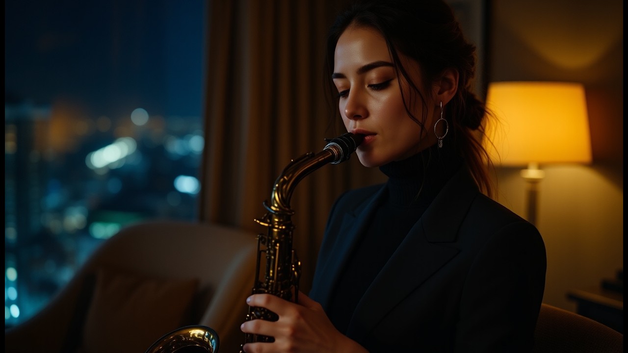 Midnight Saxophone Lounge: Relaxing Ambient Music to Calm Your Mind