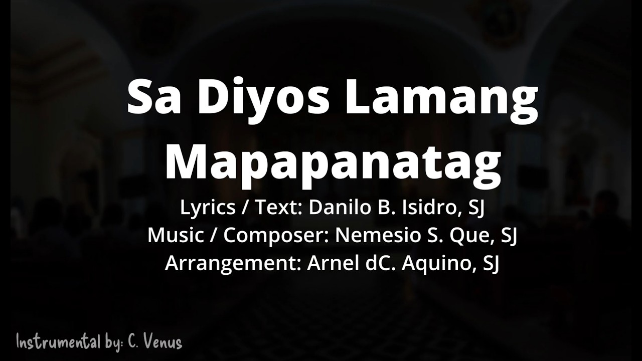 Sa Diyos Lamang Mapapanatag Instrumental