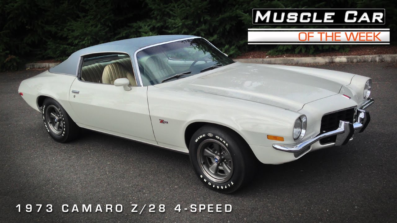 1973 Camaro Z28 4-Speed Video Muscle Car of the Week #74