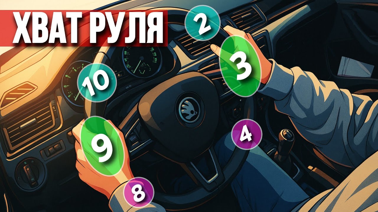 Как держать руль правильно