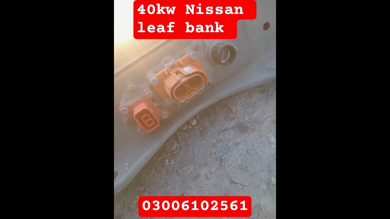 40kw Nissan leaf battery bank 