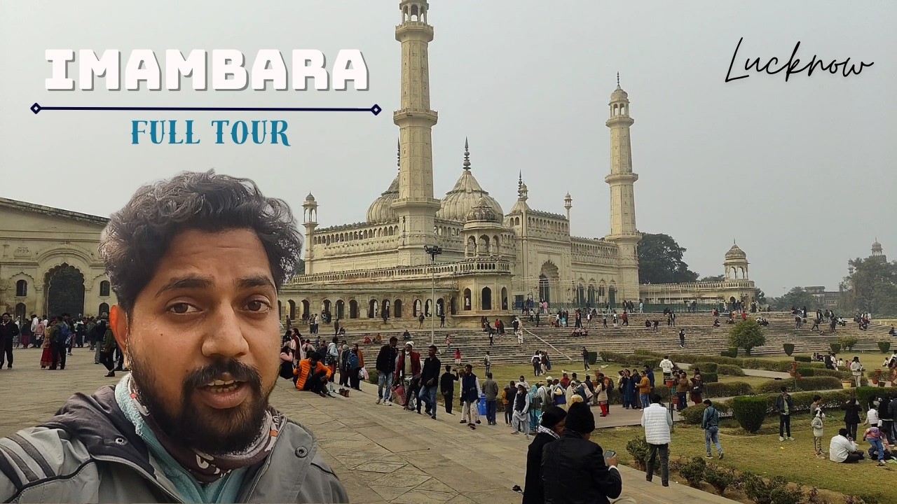 Bina Pillar ka Mahal 😳 | Bara Imambara Lucknow  Tour