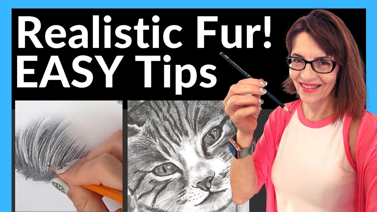 The EASY Way to Draw Realistic Fur (for Beginners)