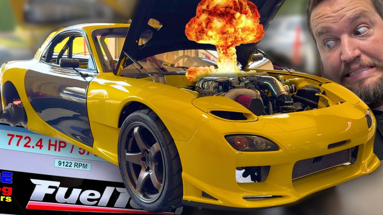 Я ВЗОРВАЛ свой Rotary Rx7 на ДИНО!