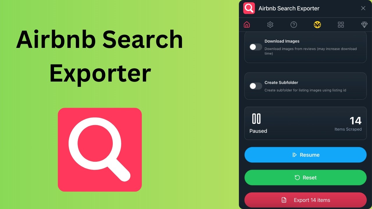 How to bulk export Airbnb search results to CSV in one-click?