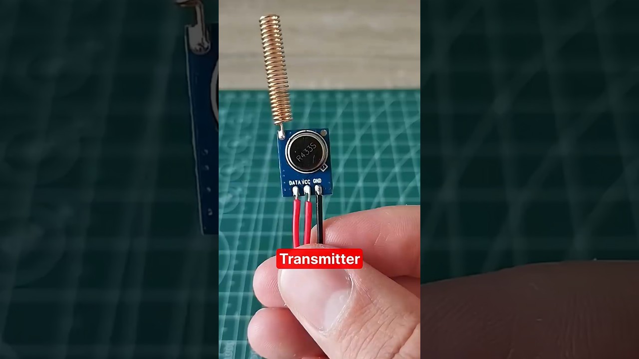Remote Control |RF Module 100m Range STX882S V2 & SRX882S V2 433MHz Test  #shorts #rc #electronics