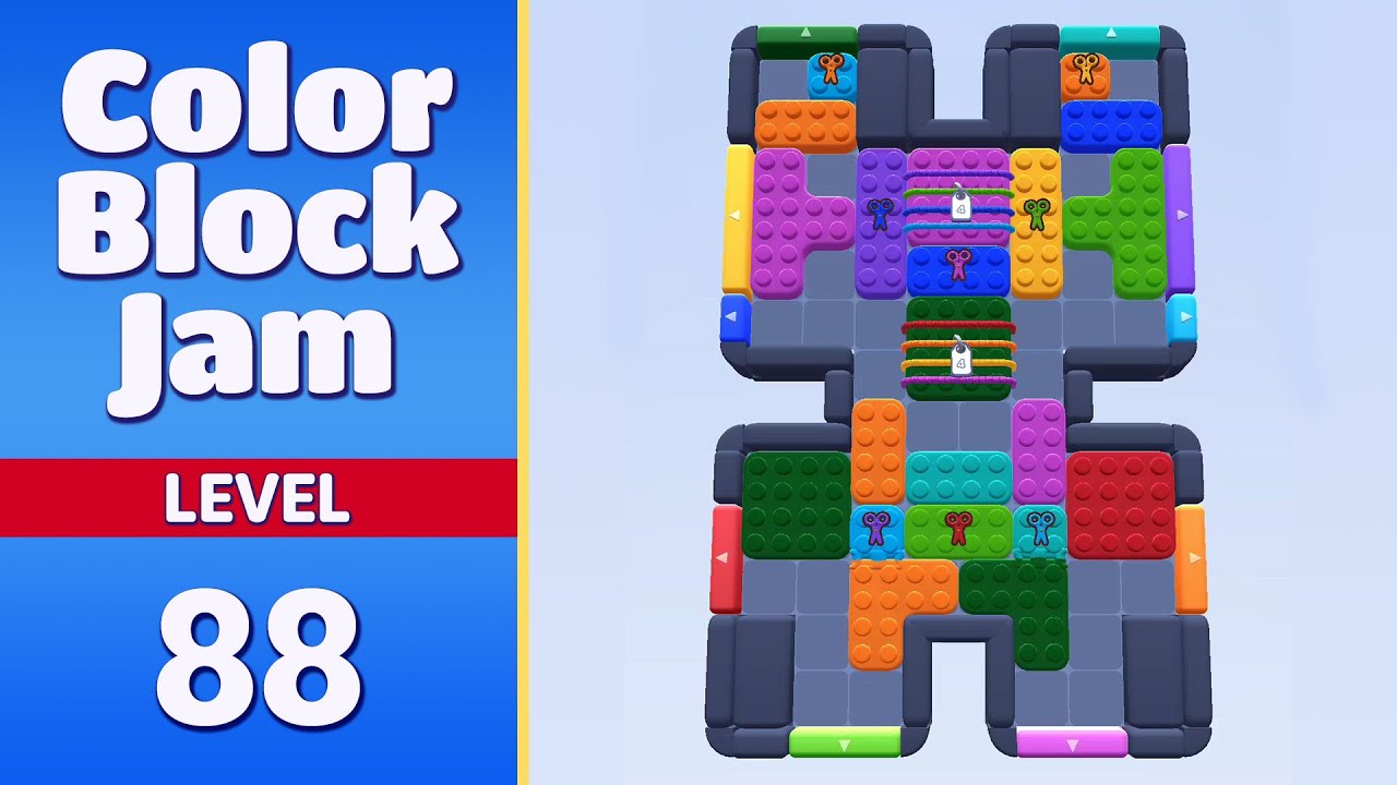 Color Block Jam Level 88 | Every Puzzle Solved! 🎯