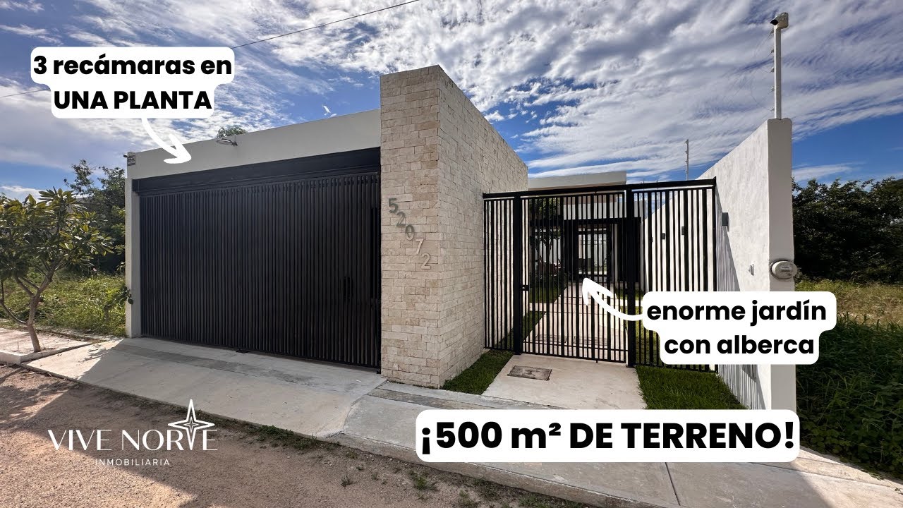 ENORME CASA en VENTA con UNA PLANTA al NORTE de MÉRIDA | Dzityá, Mérida