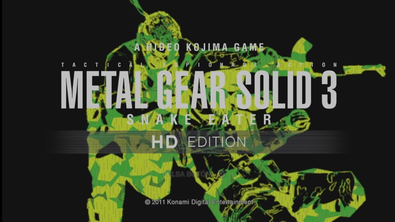 Caminando En MGS3 SNAKE EATER HD EDITION ( INTRO ) No Commentary 