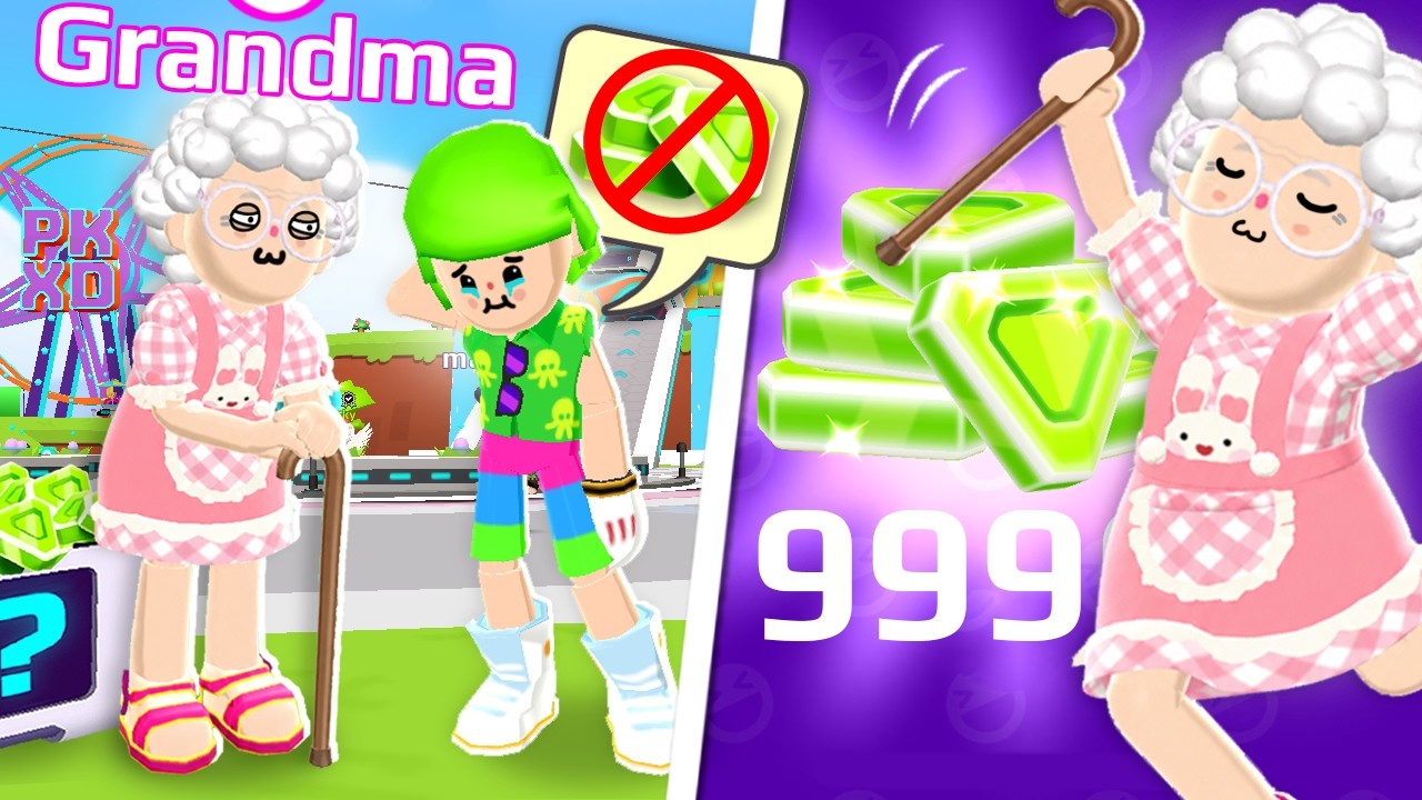 👵 Моя БАБУШКА играет в PK XD