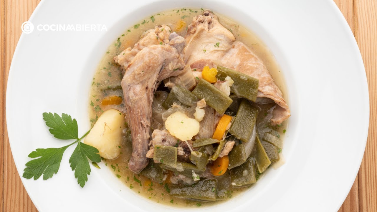 Conejo guisado con hortalizas al jengibre 🍲 | Receta casera fácil de Karlos Arguiñano