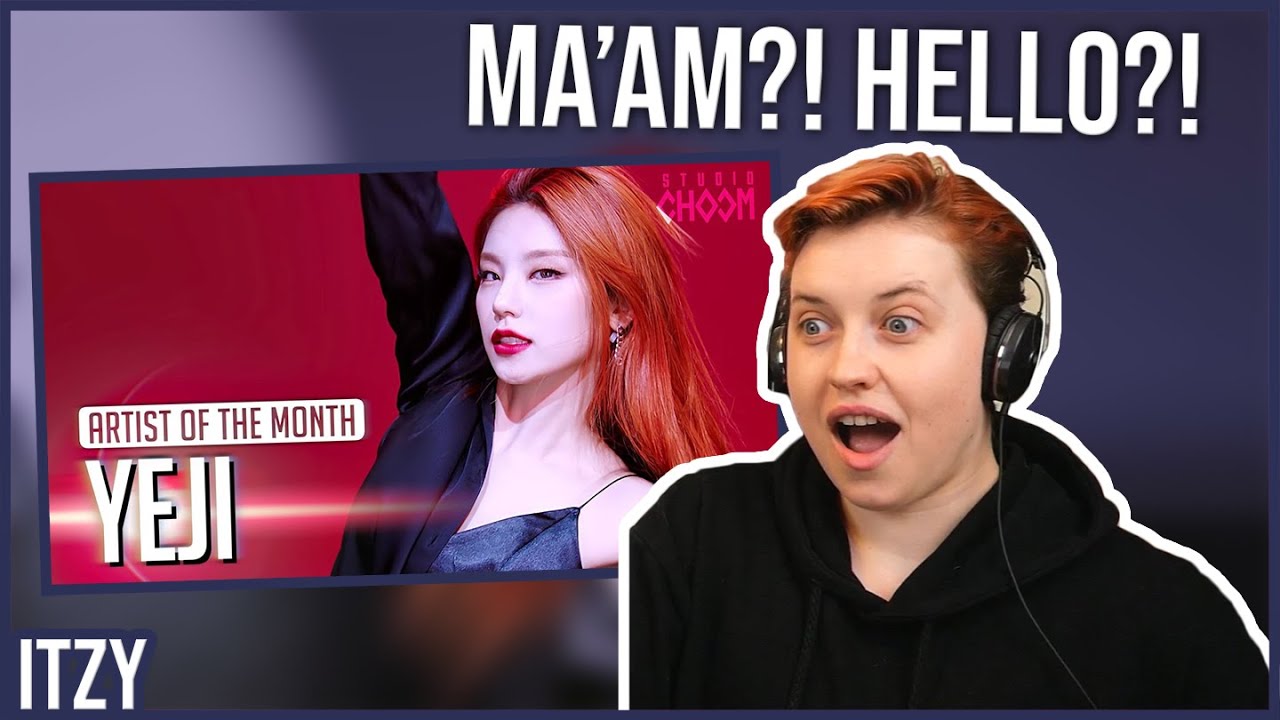 REACTION to ITZY's YEJI - STUDIO CHOOM ARTIST OF THE MONTH 'RIVER - BISHOP BRIGGS' COVER