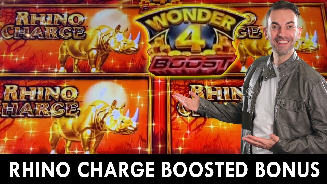 ⬆ Rhino Charge BOOSTED BONUS 💥 Wonder 4 Boost