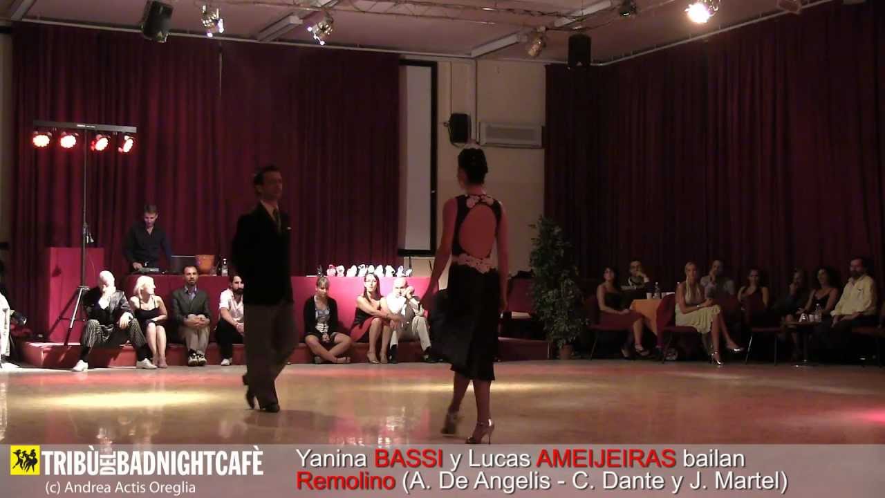 Yanina BASSI y Lucas AMEIJEIRAS bailan Remolino - Officina Tanguera 2012/10/26