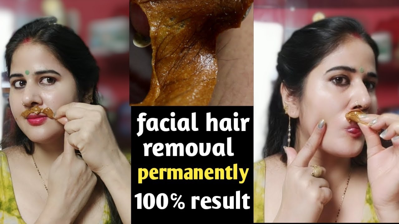बस 2 मिनट अनचाहे बालों को जड़ से निकाले 100% रिजल्ट👌 facial hair remover permanently#unwantedhair