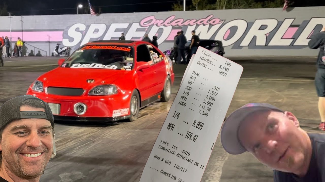 Our 1000hp Civic Is Flying! New Fastest Pass!