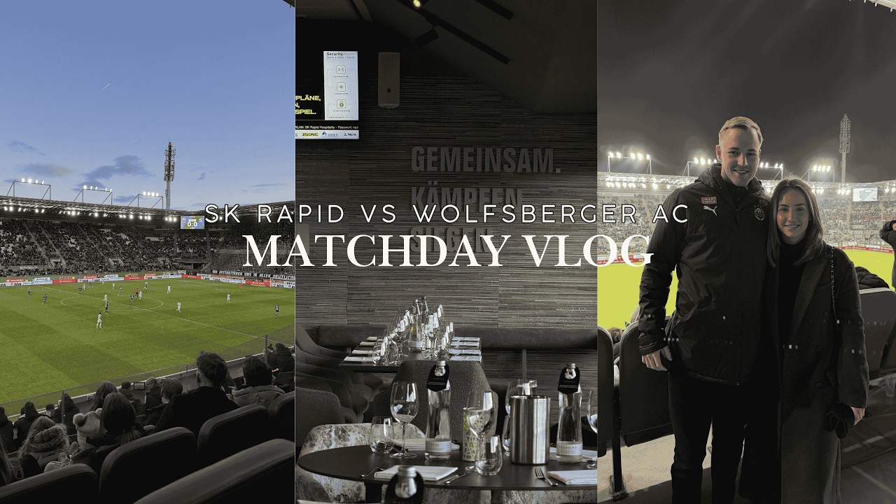 Matchday Vlog SK Rapid vs WAC - Es geht um alles⚽️💚