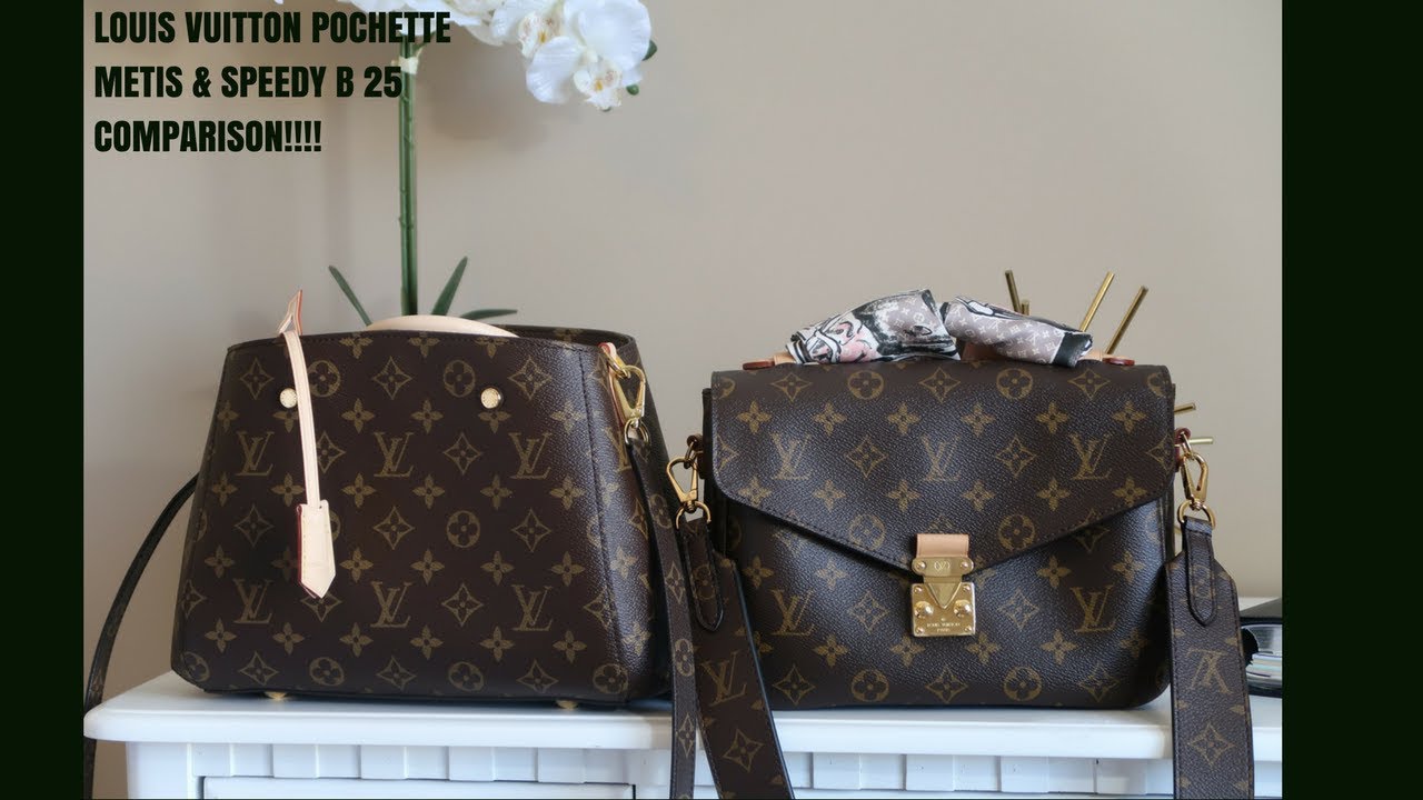 LOUIS VUITTON POCHETTE METIS & MONTAIGNE BB COMPARISON 2018!!!