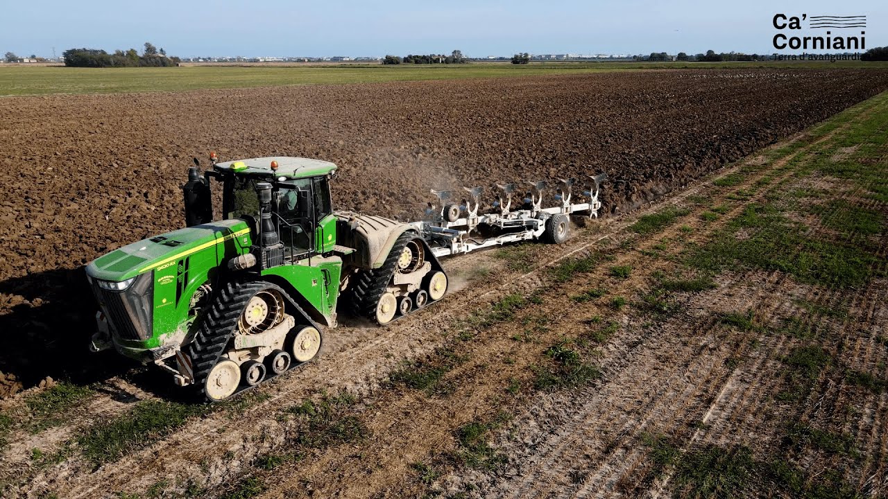 Aratura | John Deere 9620RX + John deere 8370RT| Ca' Corniani & Genagricola