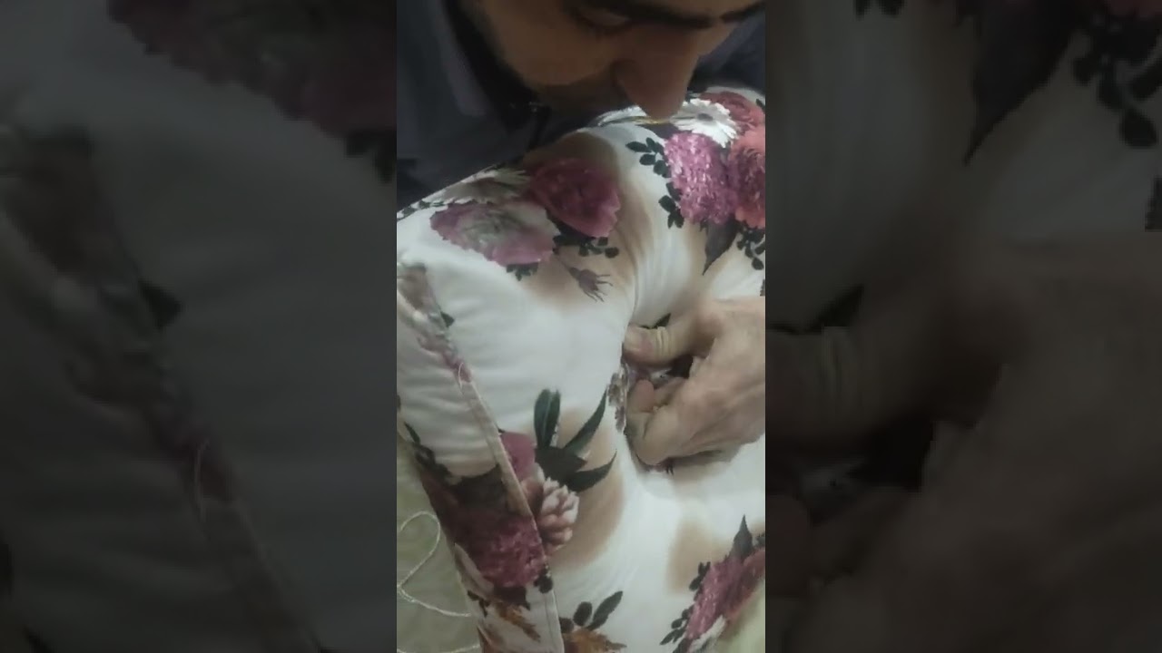 yastık düğmesi nasıl dikilir kolay yöntem