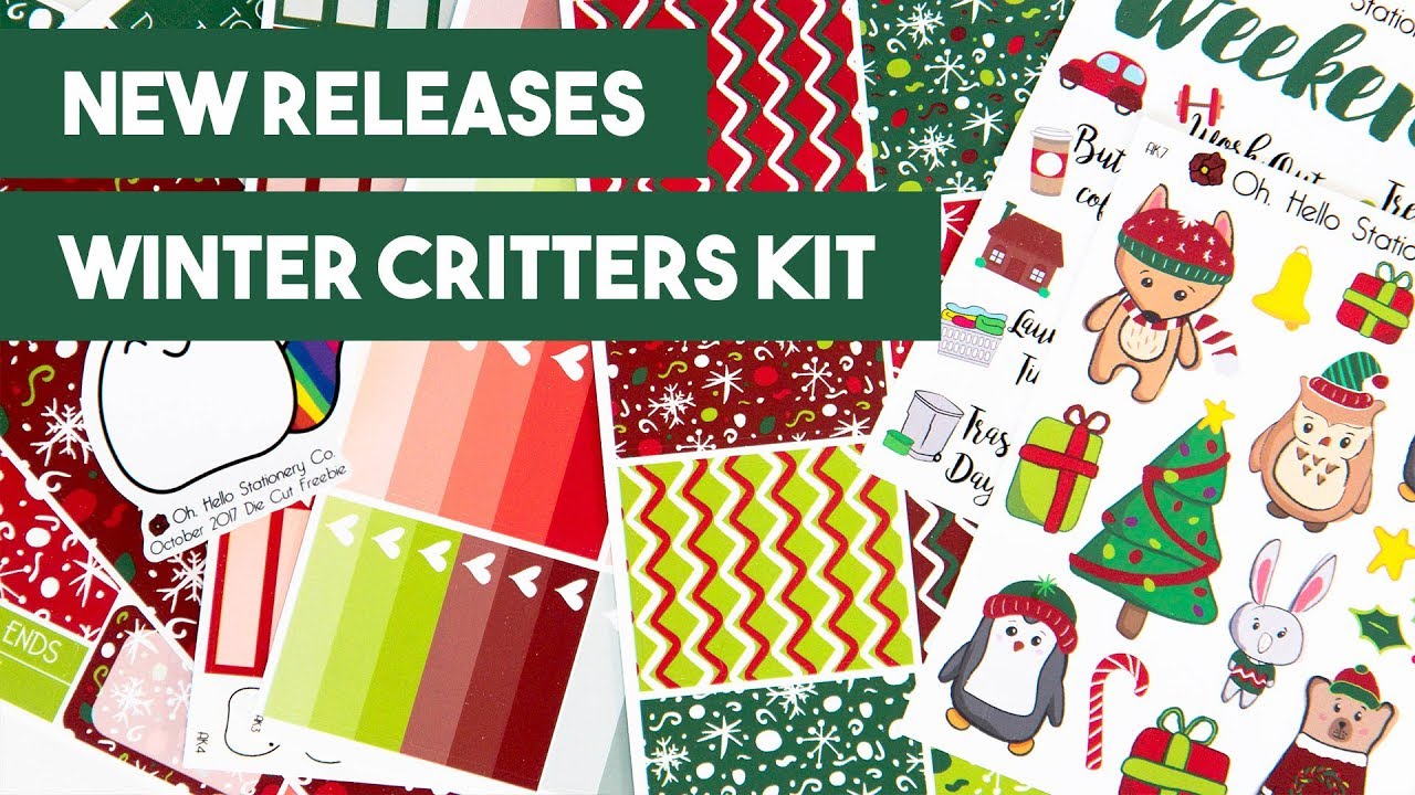 Oh, Hello Stationery New Releases | Winter Critters Kit & New Freebies