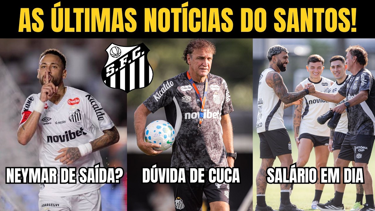 SANTOS: NEYMAR DE SA&Iacute;DA PARA O EUA? SAL&Aacute;RIOS PAGOS E D&Uacute;VIDA DE CUCA!