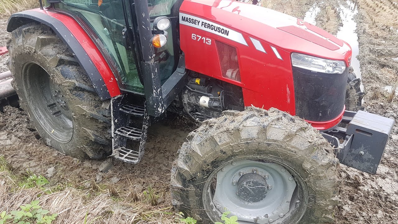 Massey Ferguson 6713 曳引機 耕耘機 農耕機 翻土機 新車測試tractor トラクター รถแทรกเตอร์  traktor ट्रैक्टर traktör máy ké