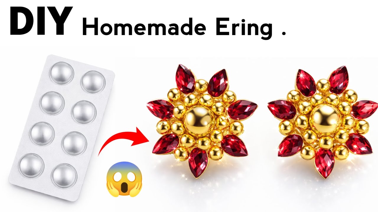 Diy Homemade Earrings | Diy Homemade Jewelery | Earring Making