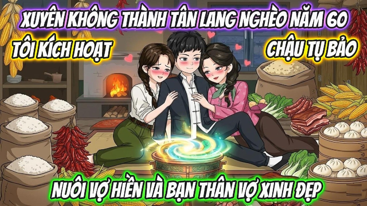 Xuyên Không Thành Tân Lang Nghèo Năm 60, Tôi Kích Hoạt Chậu Tụ Bảo Nuôi Vợ Hiền Và Bạn Thân Vợ Xinh