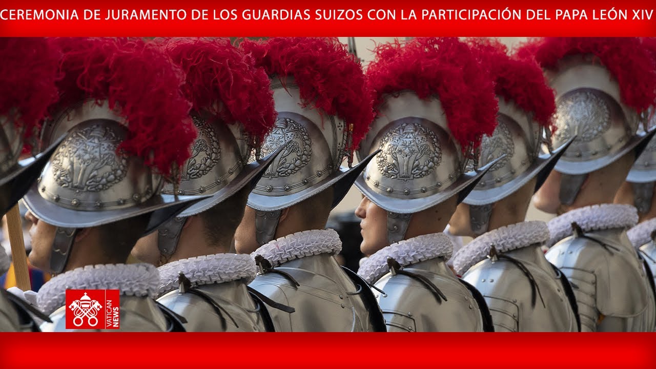 Ceremonia de juramento de los guardias suizos, 4 de octubre de 2025, Papa León XIV