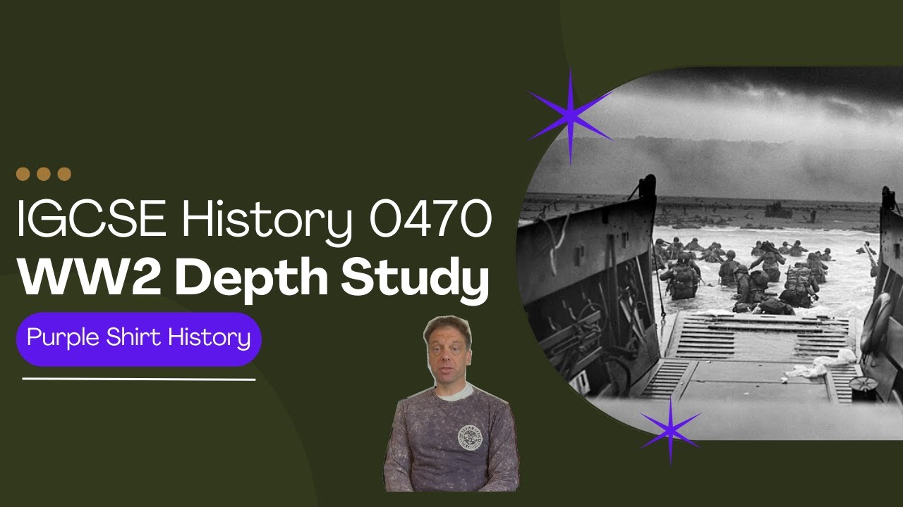Cambridge IGCSE History 0470 World War Two Depth Study