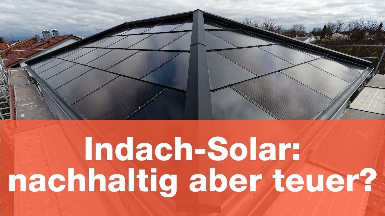 Indach-Photovoltaik: Sieht super aus und ist super teuer? Und wirklich nachhaltig?☀️🏠