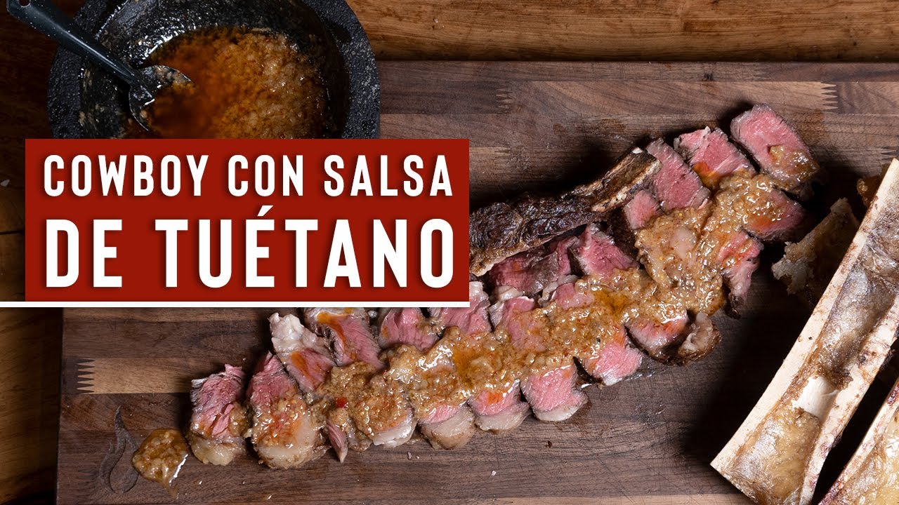 Cowboy con salsa de tuétano | Soy Parrillero
