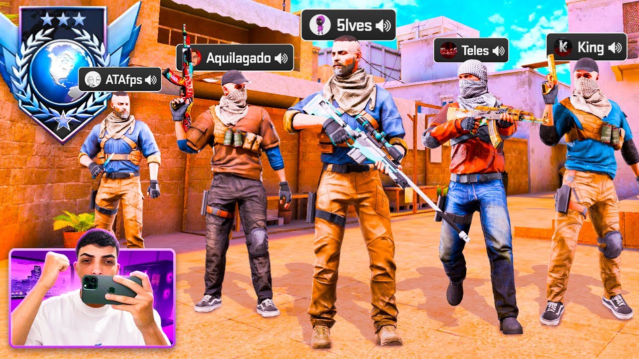 VIRADA INACREDITÁVEL CONTRA TIME PROFISSIONAL, DECIDIMOS NO 9x9, ALTO NIVEL!!! - Standoff 2