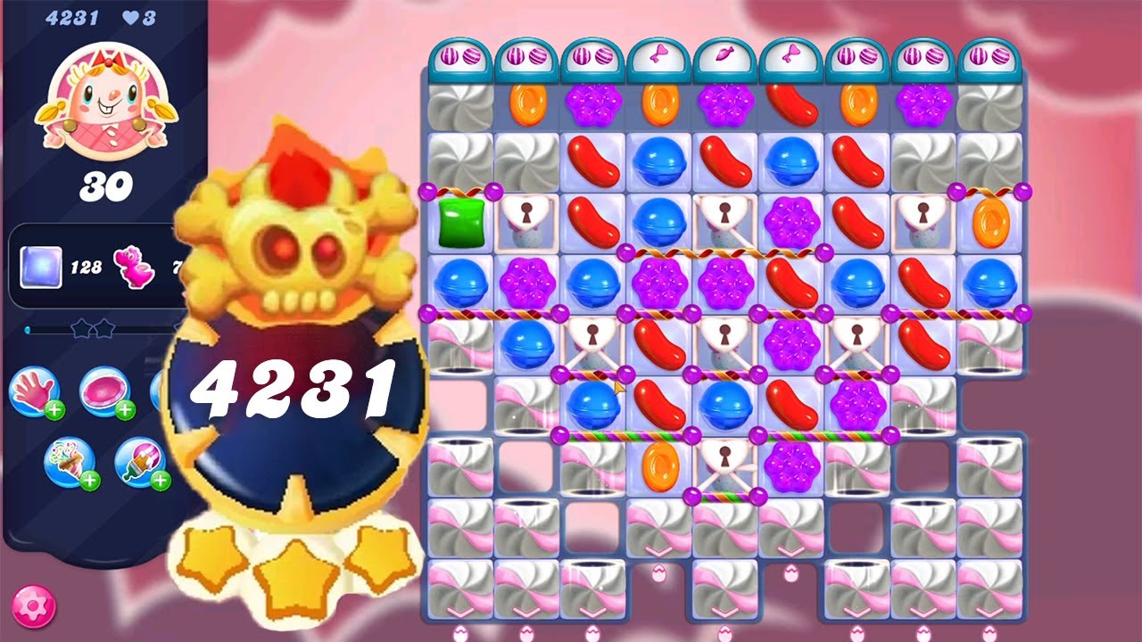 Candy Crush Saga Level 4231 (NO BOOSTERS) || Legendary Level || 3 Stars 🌟🌟🌟