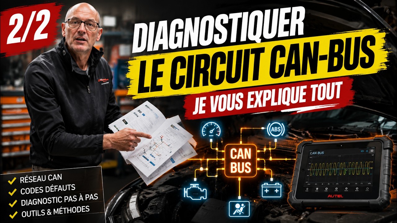 2/2 Diagnostiquer le circuit CAN-BUS, je vous explique tout