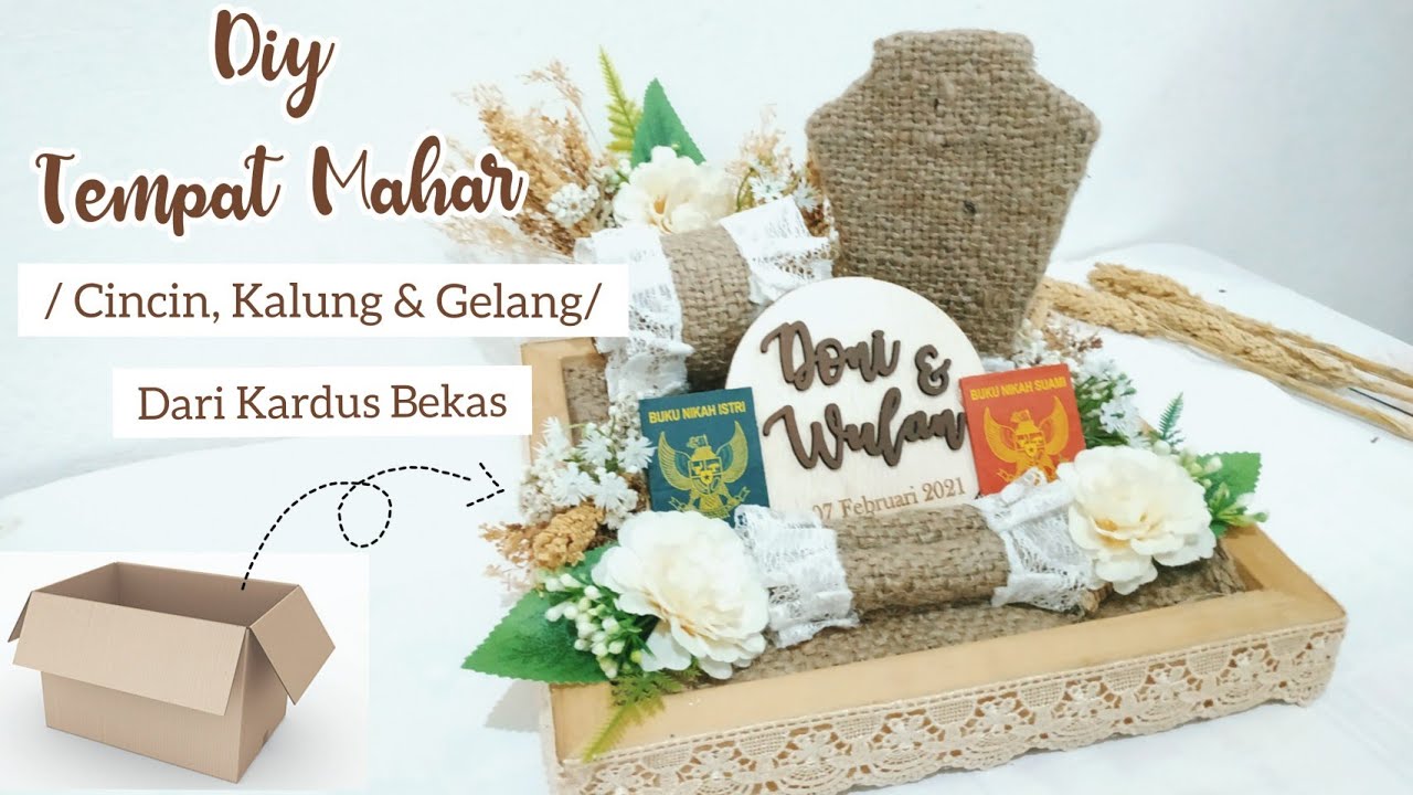 DIY Tempat Cincin, Kalung & Gelang Pernikahan Murah | Aplikasi pencatatan keuangan digital: BukuKas