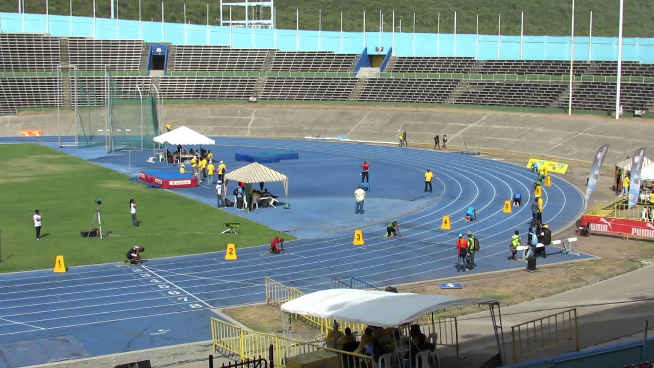 Akeem Francis of Calabar wins Under18 Boys 400M Finals, Jamaica's National Junior Trilas
