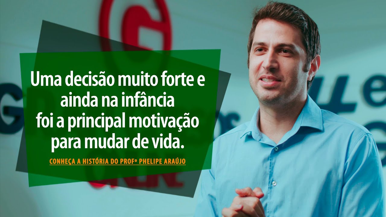 Prof. Feliphe Ara&uacute;jo teve uma motiva&ccedil;&atilde;o para mudar de vida na inf&acirc;ncia e hoje &eacute; Auditor da SEFAZ PI
