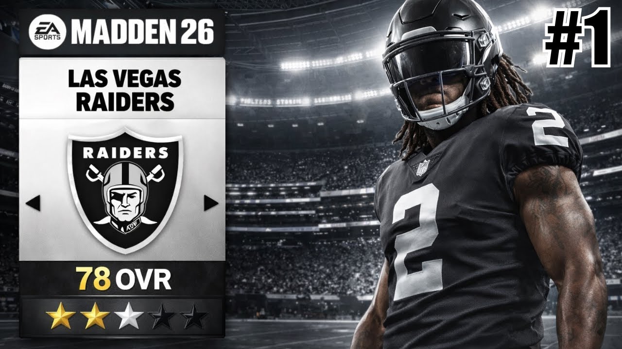 Сможем ли мы ПЕРЕСТРОИТЬ ХУДШУЮ команду в Madden 26? | Raiders Connected Franchise #1