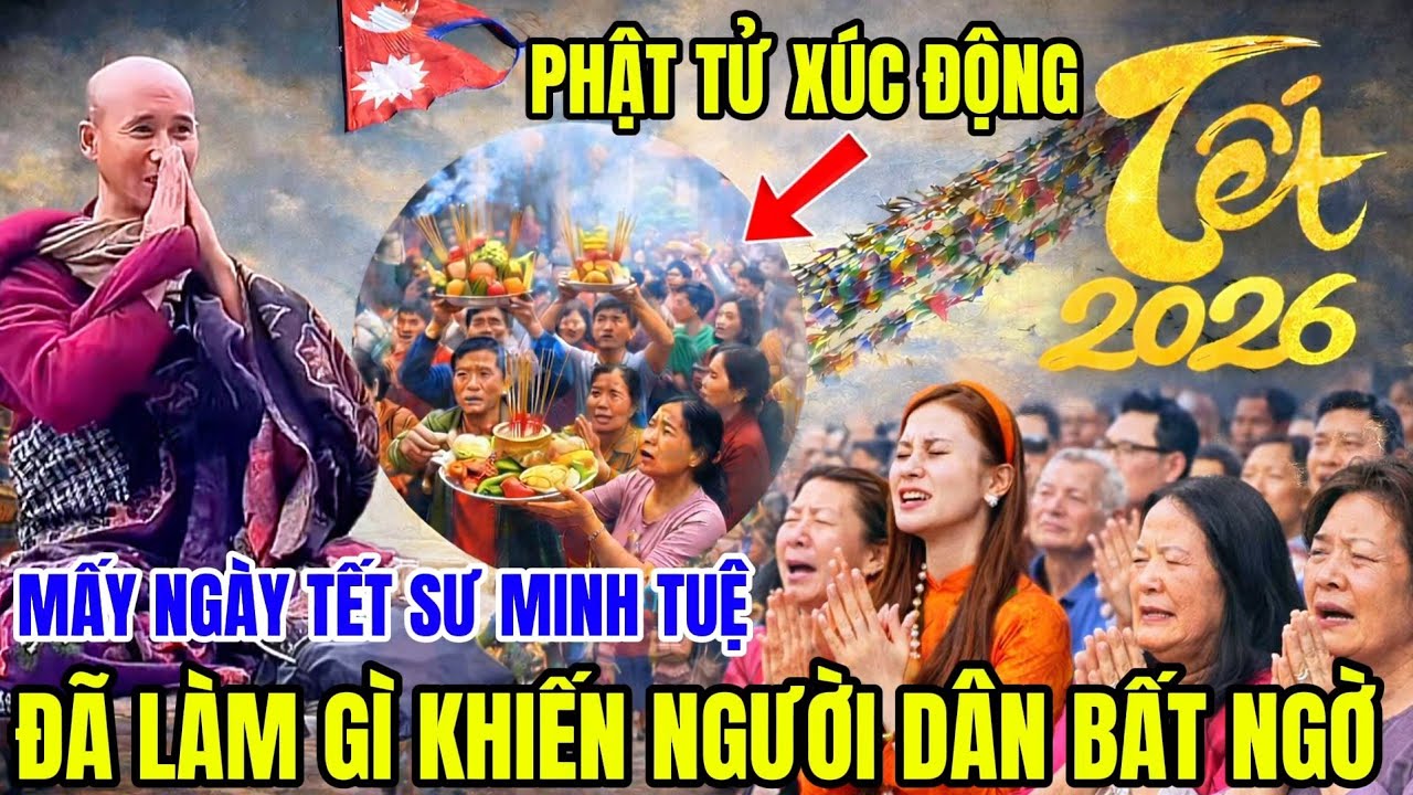 Phật Tử Xúc Động! Ngỡ Ngàng Mấy Ngày Tết Thầy Minh Tuệ, Đã Làm Gì Khiến Người Dân Bất Ngờ