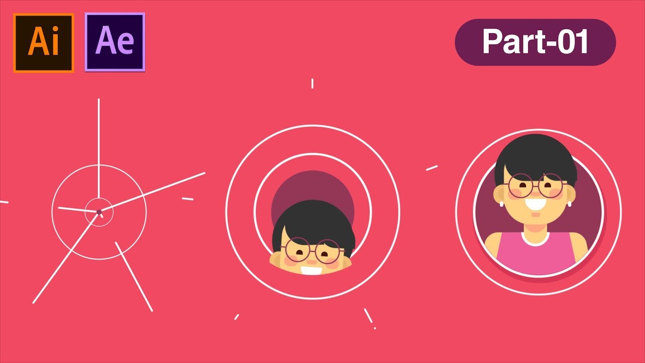 Pop-up Character Animation - After Effects Tutorial Part 01 of 02