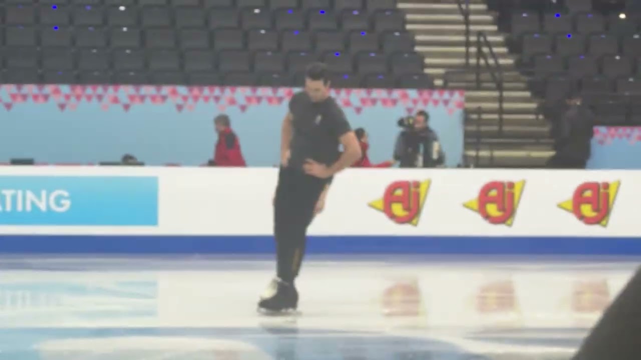 Hase/Volodin (GER) FS Practise Europeans