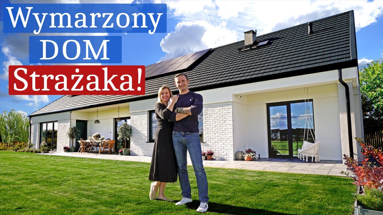 Przytulny DOM Kingi i Tomka! Zbudowali parterowy DOM MARZEŃ i SAMI go wykończyli! Wnętrze zachwyca!