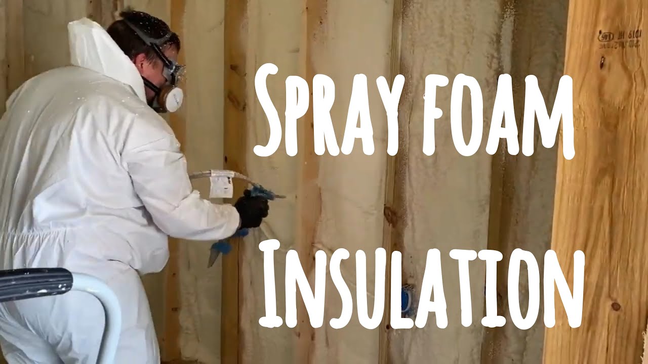DIY SPRAY FOAM INSULATION Walk in Cooler Build