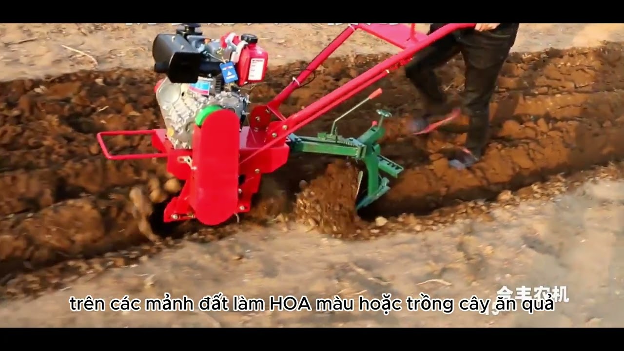 Review và chạy thực tế chiếc máy cày, xới đất mini kiểu mới đang có mặt tại Việt Nam