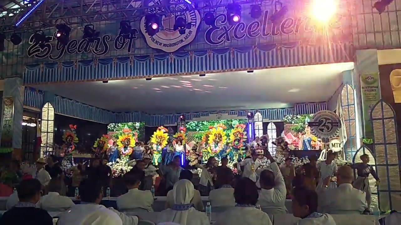 Cultural Dance Performance of Students @ MTI 25TH  Years @ New Washington, Aklan ,Philippines.
